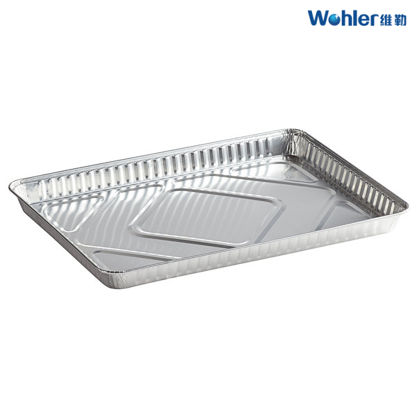 OEM Wrinkle Free Aluminum Container With Handles For Storage